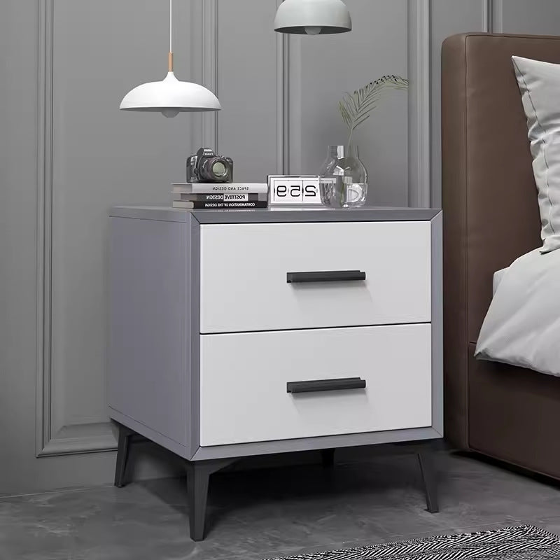 Nordic Wood 2-Drawer Nightstand