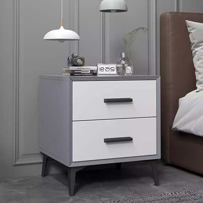 Nordic Wood 2-Drawer Nightstand