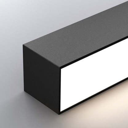 Minimalist Long Acrylic Aluminum LED Flush Mount Light
