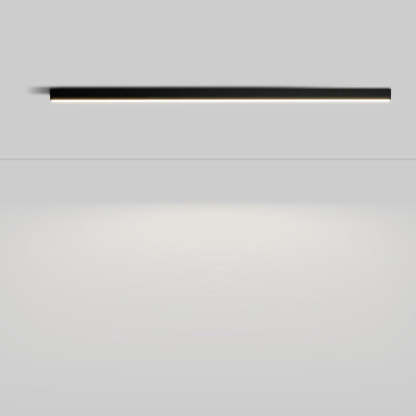 Minimalist Long Acrylic Aluminum LED Flush Mount Light