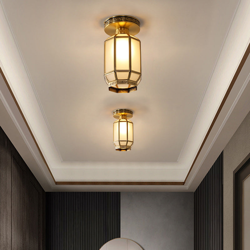 Chinese Copper 1-Light Ceiling Light