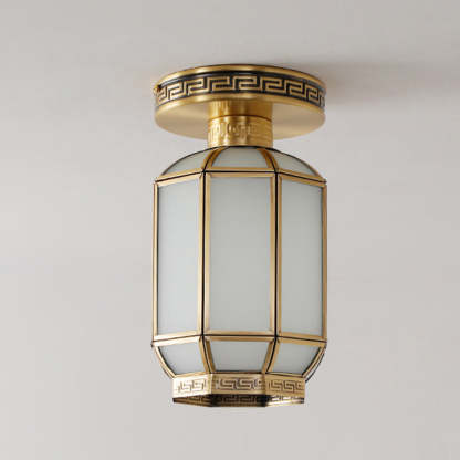 Chinese Copper 1-Light Ceiling Light