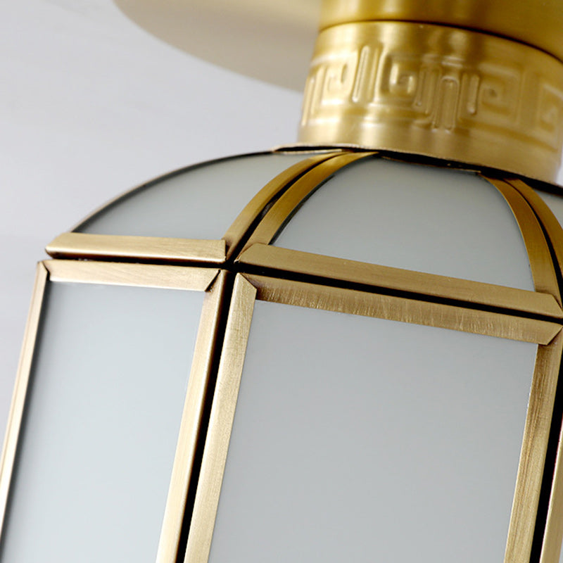 Chinese Copper 1-Light Ceiling Light
