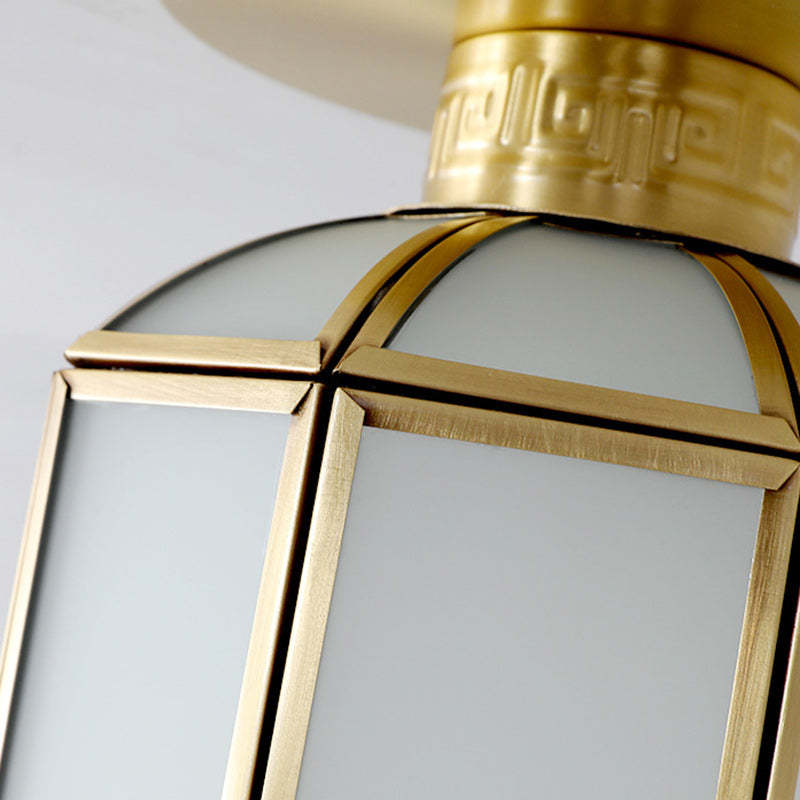 Chinese Copper 1-Light Ceiling Light