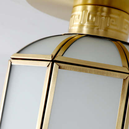 Chinese Copper 1-Light Ceiling Light