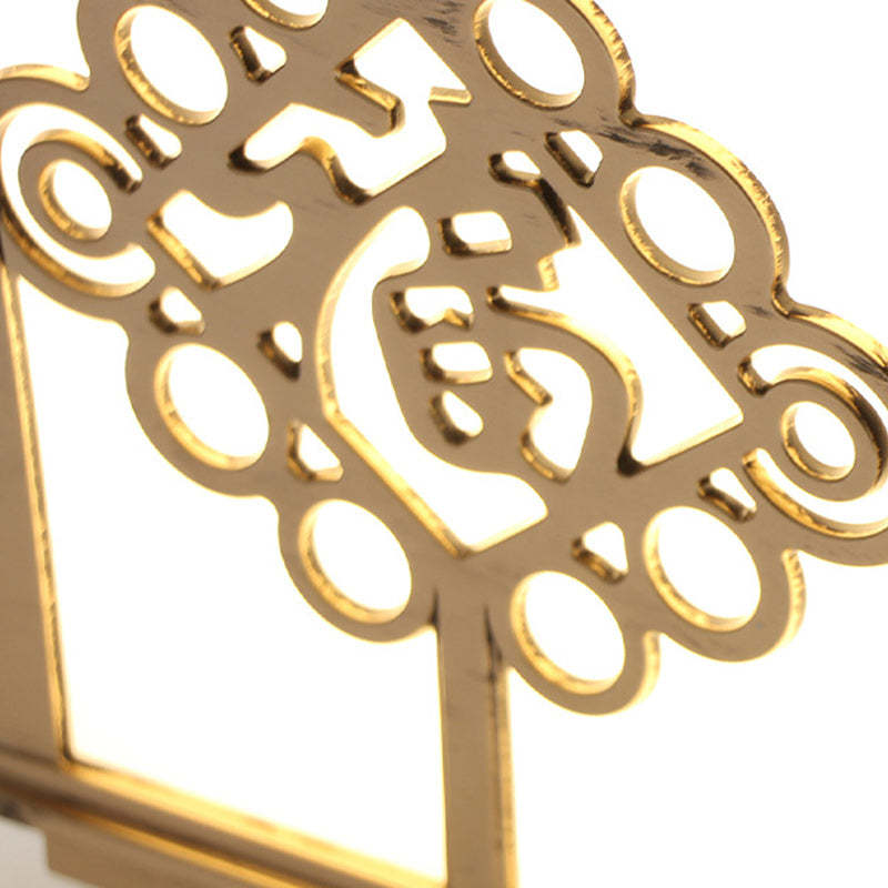 Chinese square column brass landscape lighting