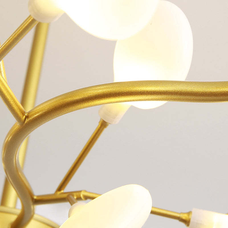 Nordic Round Branch Iron 45-Light Chandelier