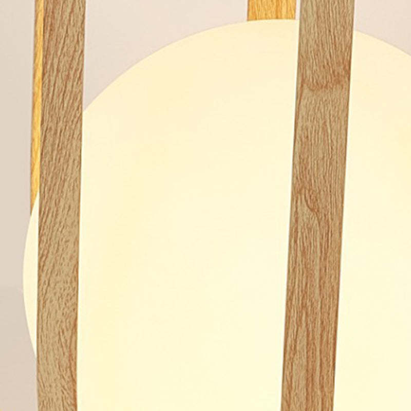 Minimalist Skeleton Globe Iron Landscape Light