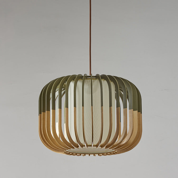 Scandinavian Lantern Hollow Fabric Pendant Light