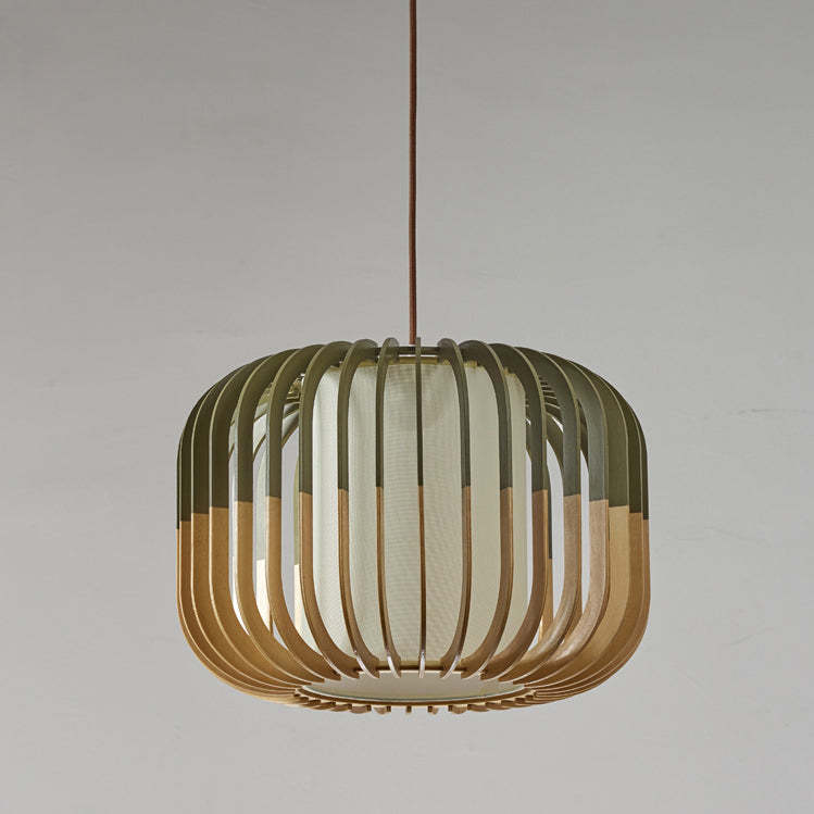 Scandinavian Lantern Hollow Fabric Pendant Light