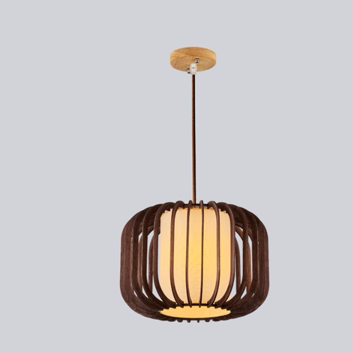 Scandinavian Lantern Hollow Fabric Pendant Light