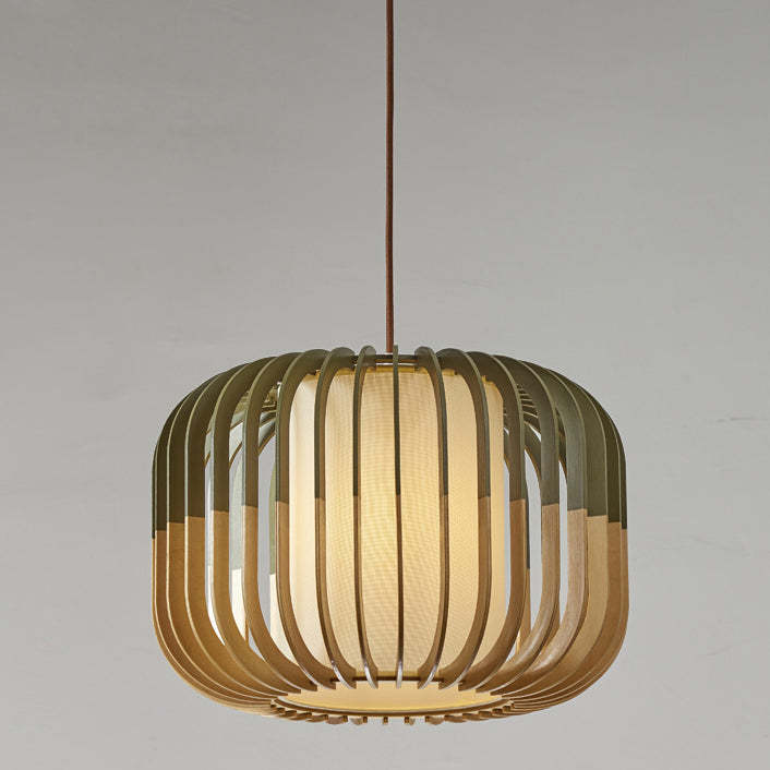 Scandinavian Lantern Hollow Fabric Pendant Light