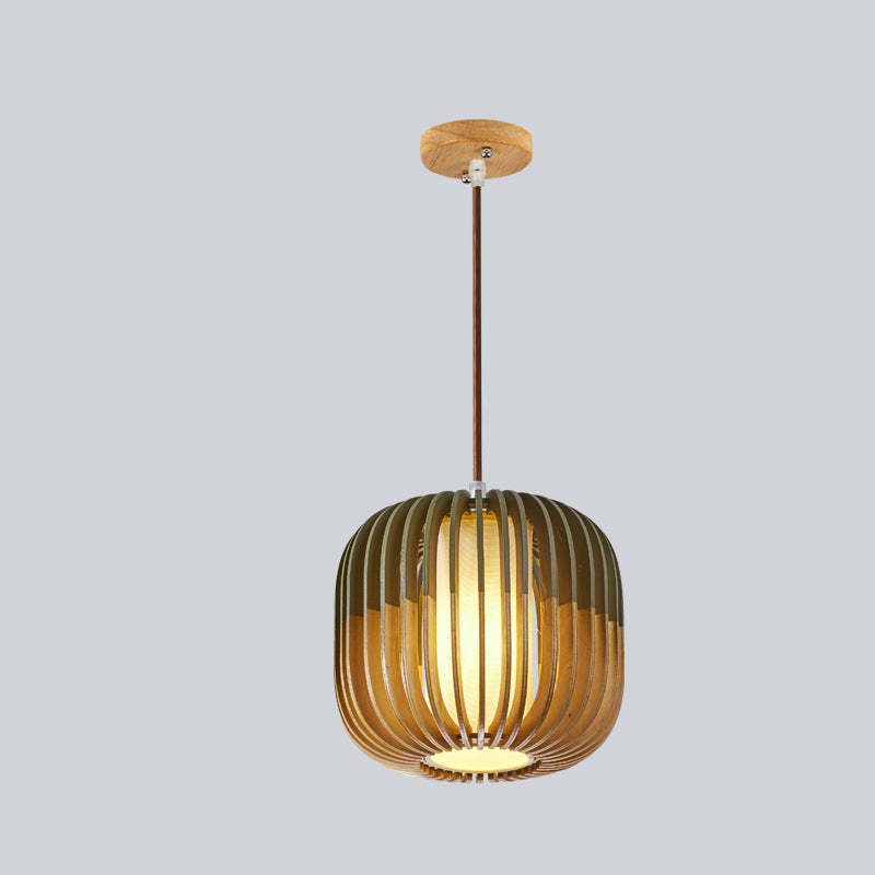 Scandinavian Lantern Hollow Fabric Pendant Light