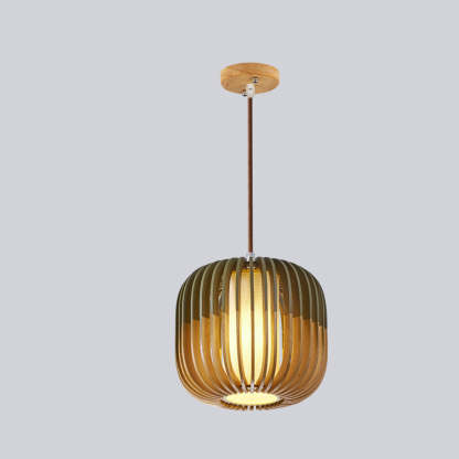 Scandinavian Lantern Hollow Fabric Pendant Light