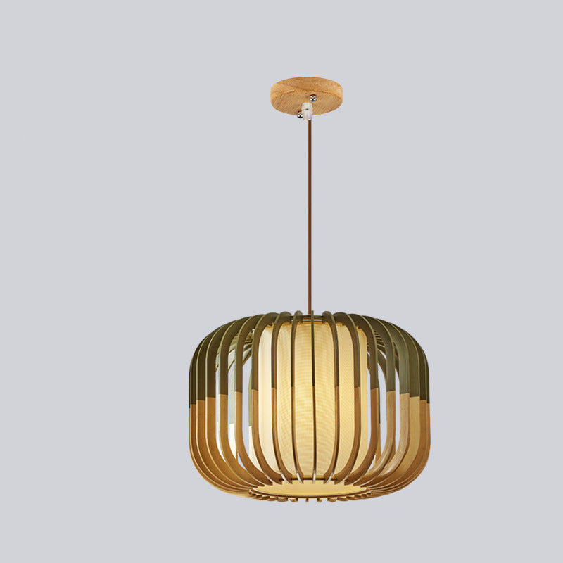 Scandinavian Lantern Hollow Fabric Pendant Light