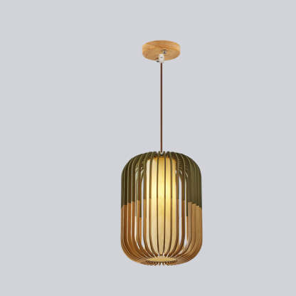 Scandinavian Lantern Hollow Fabric Pendant Light