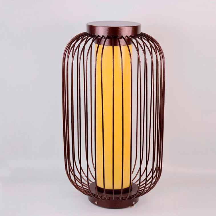 Chinese Birdcage Faux Dolomite Landscape Light