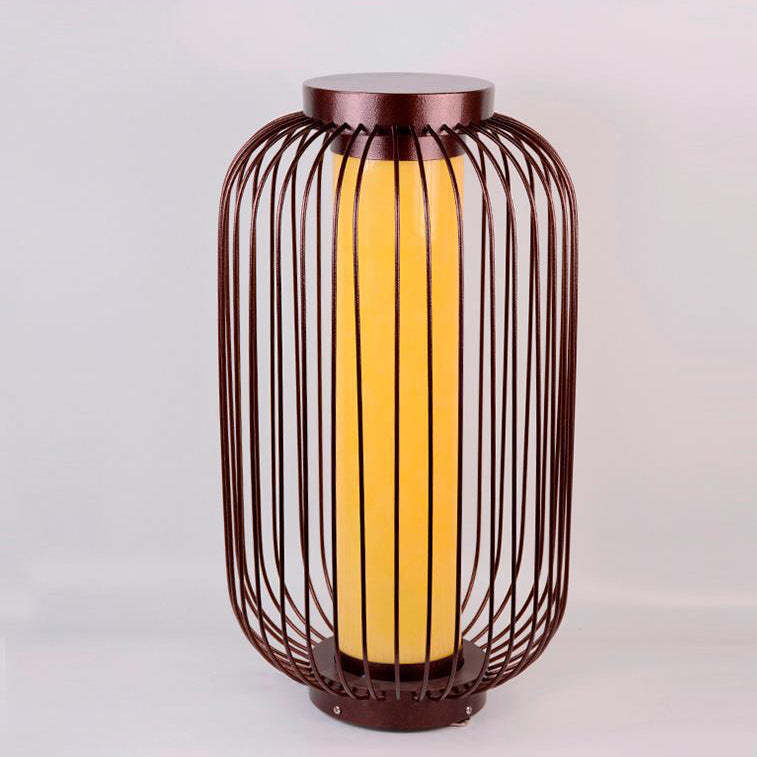 Chinese Birdcage Faux Dolomite Landscape Light