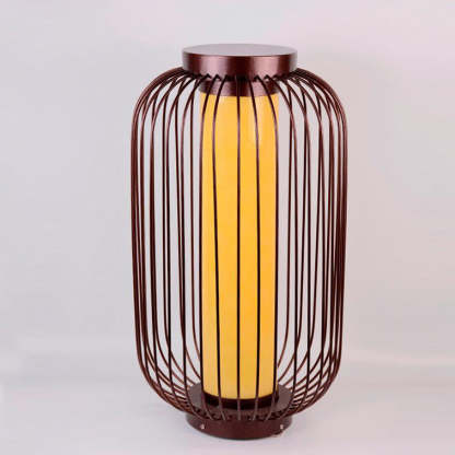 Chinese Birdcage Faux Dolomite Landscape Light