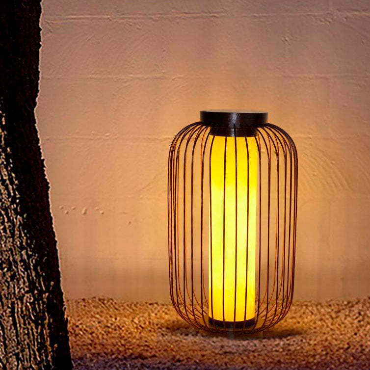 Chinese Birdcage Faux Dolomite Landscape Light