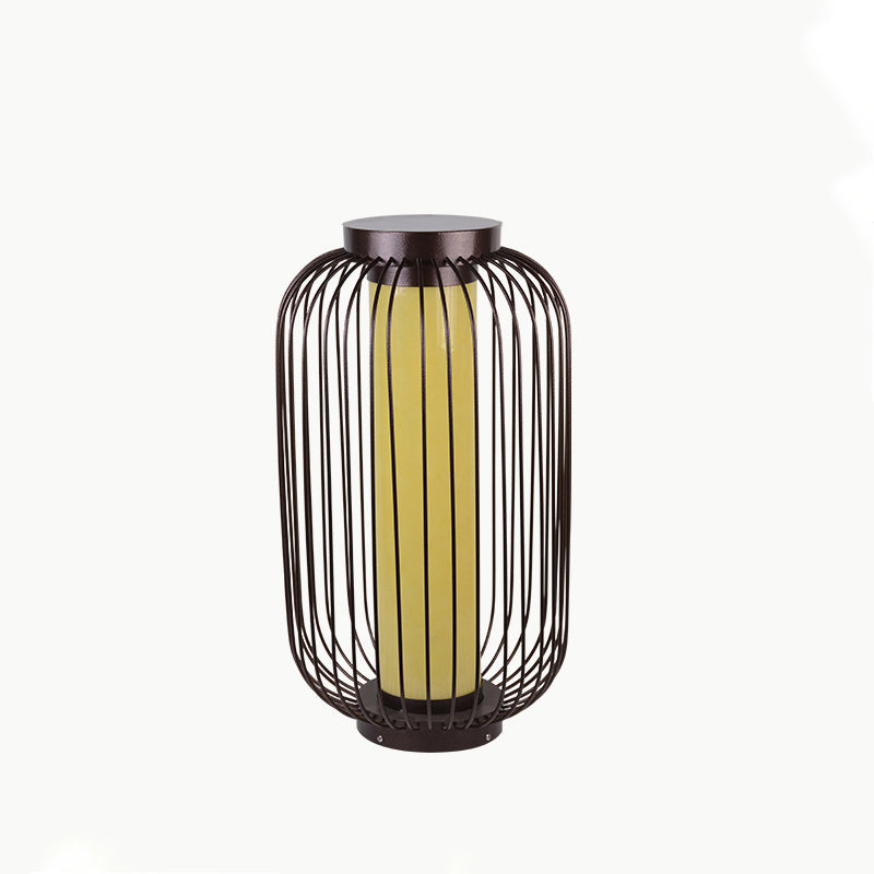 Chinese Birdcage Faux Dolomite Landscape Light