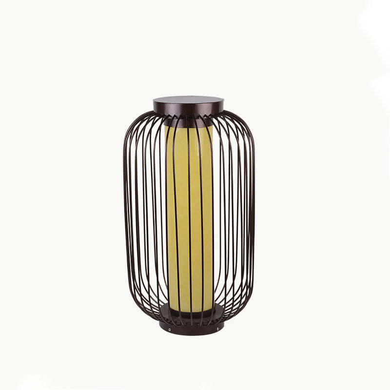 Chinese Birdcage Faux Dolomite Landscape Light