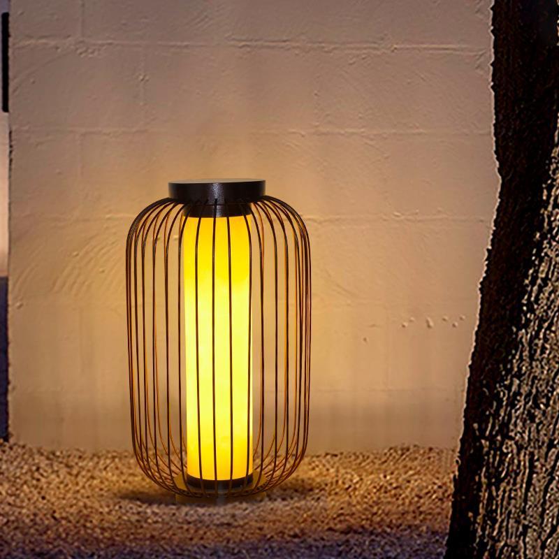 Chinese Birdcage Faux Dolomite Landscape Light