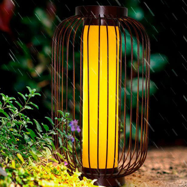 Chinese Birdcage Faux Dolomite Landscape Light