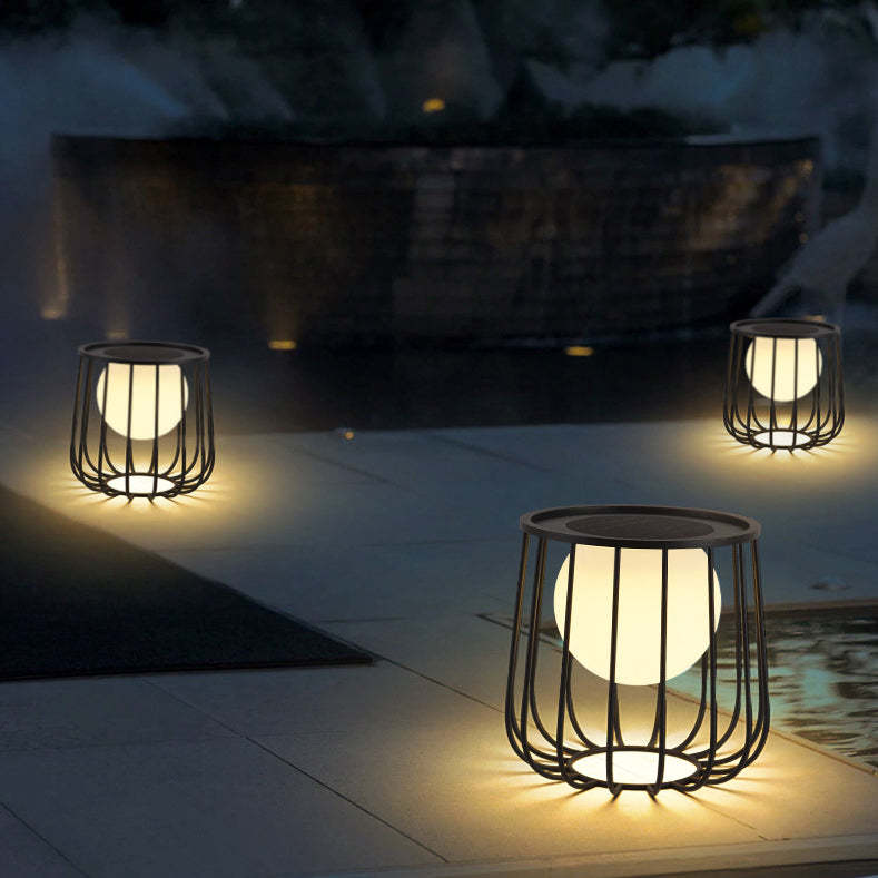 Modern Orb Solar Landscape Light