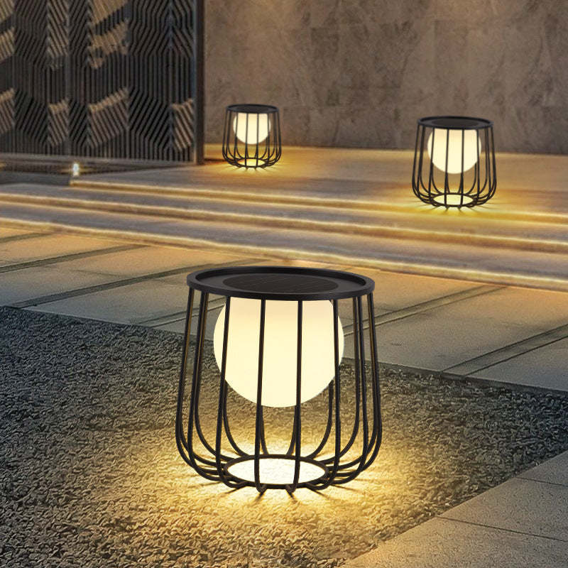 Modern Orb Solar Landscape Light