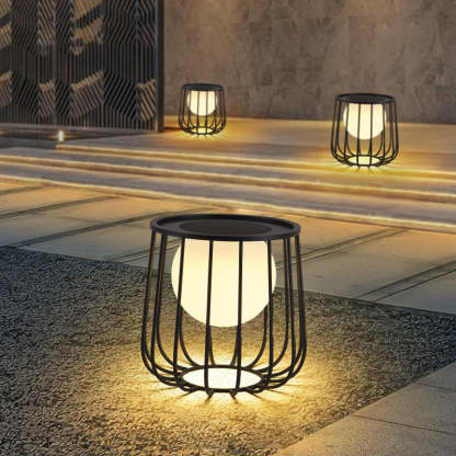 Modern Orb Solar Landscape Light