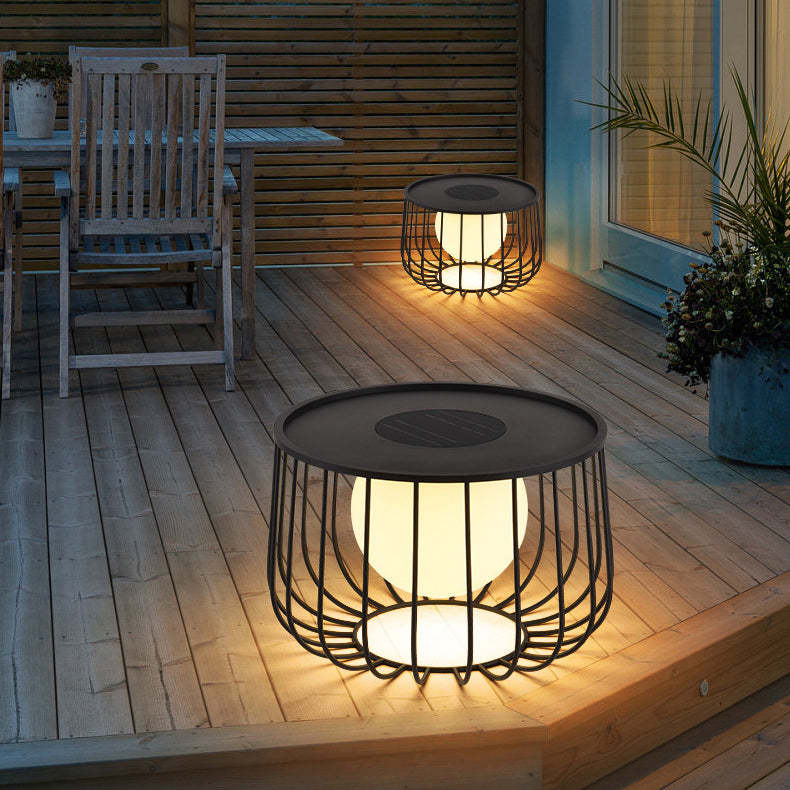 Modern Orb Solar Landscape Light