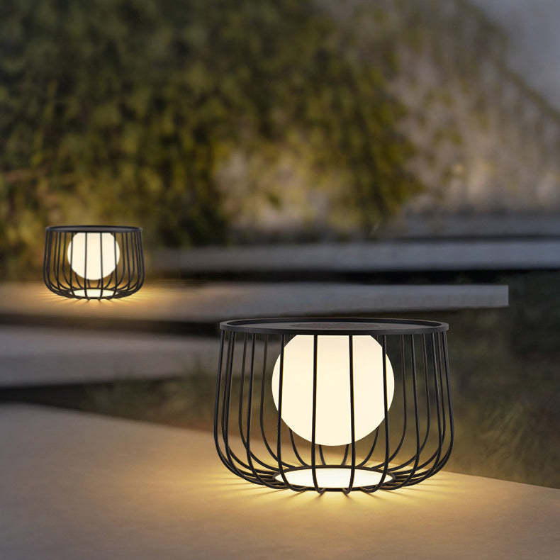 Modern Orb Solar Landscape Light