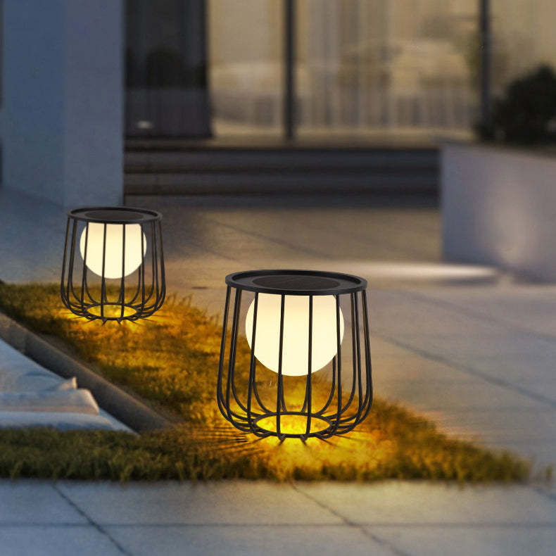 Modern Orb Solar Landscape Light