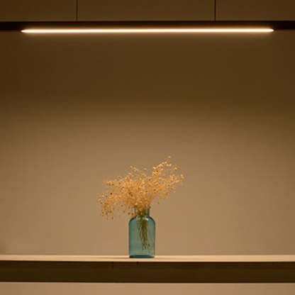 Minimalist Walnut Raw Aluminum Chandelier