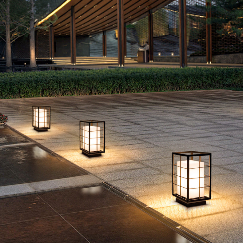 Modern Rectangle Skeleton Acrylic Landscape Light