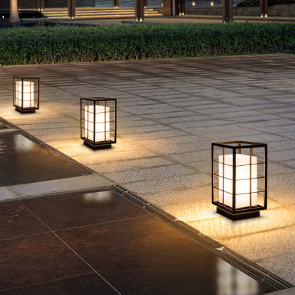 Modern Rectangle Skeleton Acrylic Landscape Light