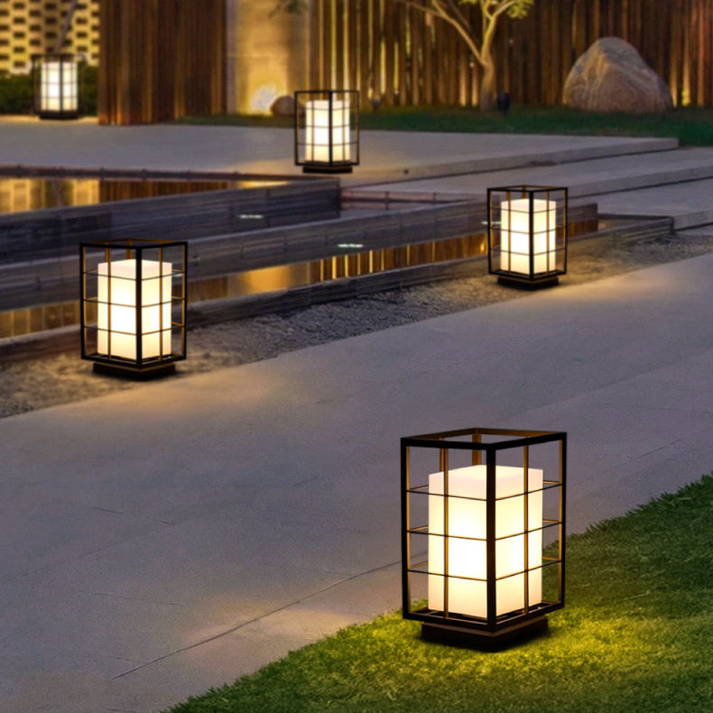 Modern Rectangle Skeleton Acrylic Landscape Light
