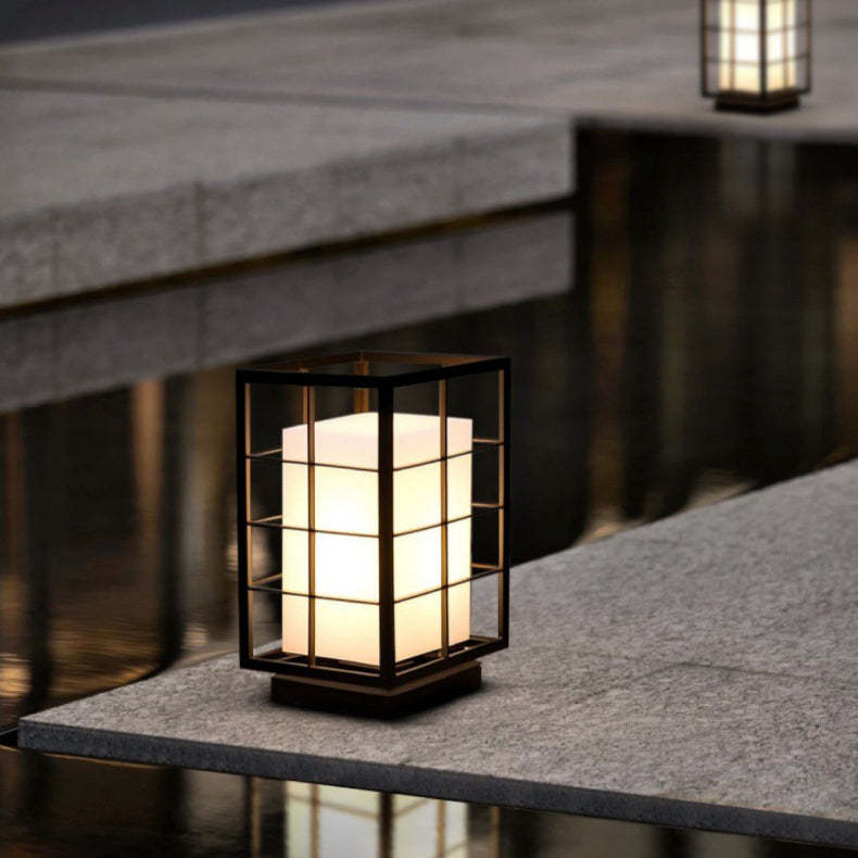Modern Rectangle Skeleton Acrylic Landscape Light