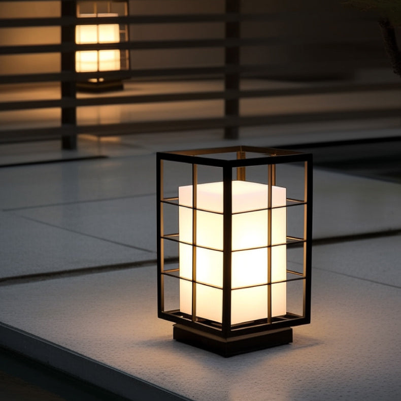 Modern Rectangle Skeleton Acrylic Landscape Light