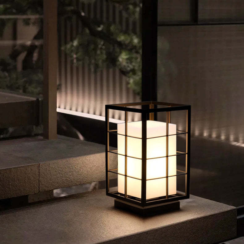 Modern Rectangle Skeleton Acrylic Landscape Light