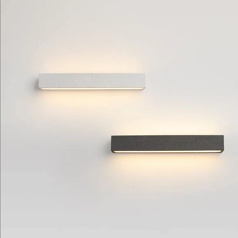 Minimalist Long Acrylic Concrete LED Wall Sconce
