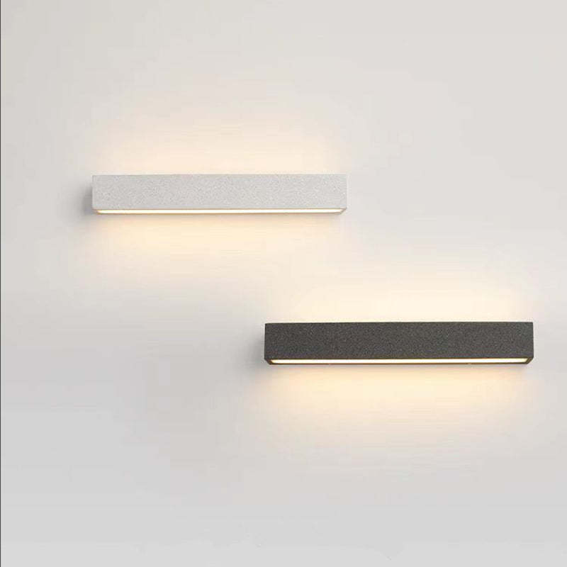 Minimalist Long Acrylic Concrete LED Wall Sconce