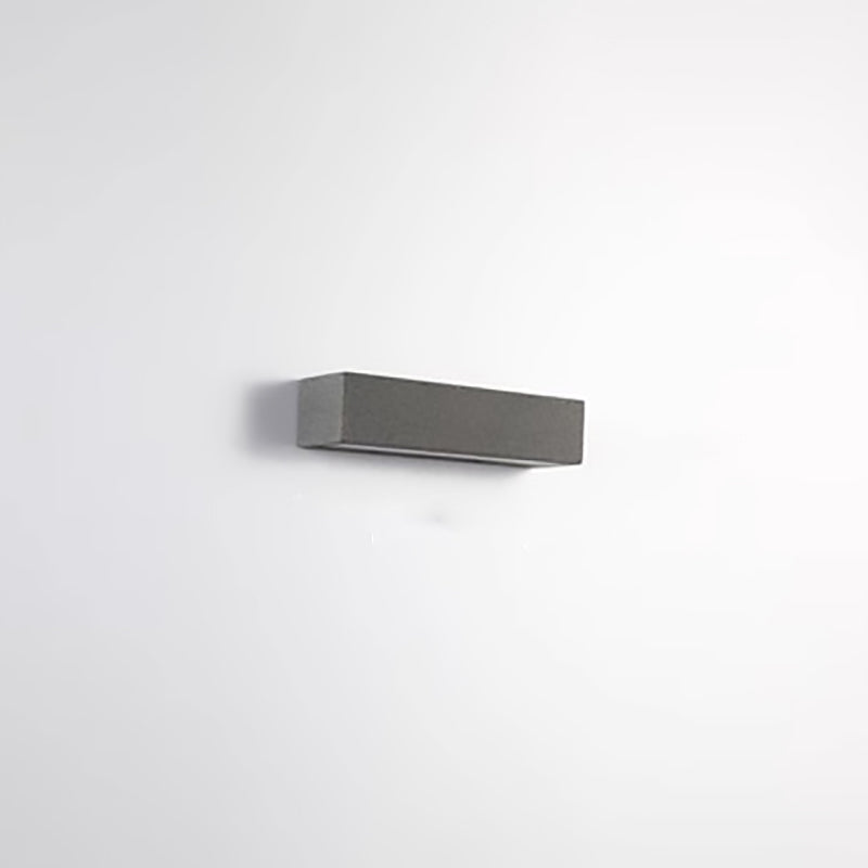 Minimalist Long Acrylic Concrete LED Wall Sconce