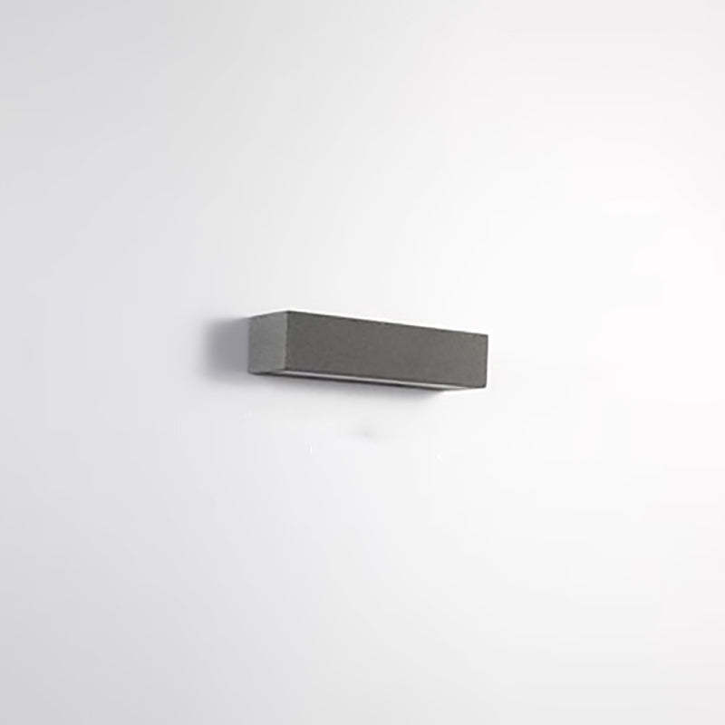 Minimalist Long Acrylic Concrete LED Wall Sconce