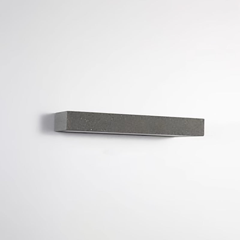 Minimalist Long Acrylic Concrete LED Wall Sconce