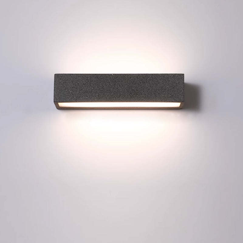 Minimalist Long Acrylic Concrete LED Wall Sconce