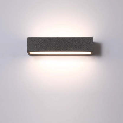 Minimalist Long Acrylic Concrete LED Wall Sconce