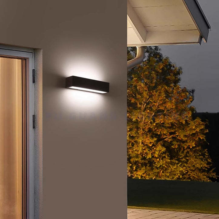 Minimalist Long Acrylic Concrete LED Wall Sconce