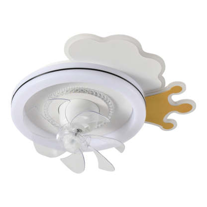 Minimalist Airplane Crown Flush Mount